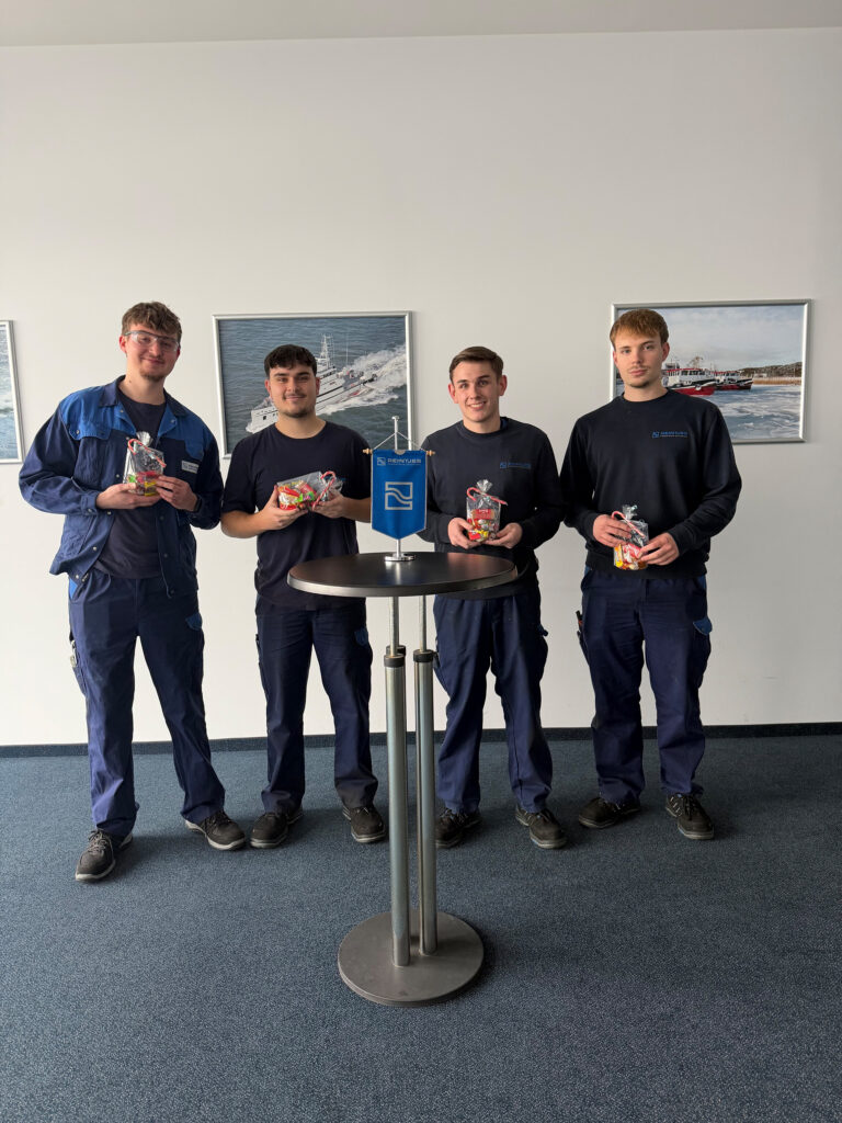 Vier REINTJES Azubis haben ihre Ausbildung erfolgreich abgeschlossen.